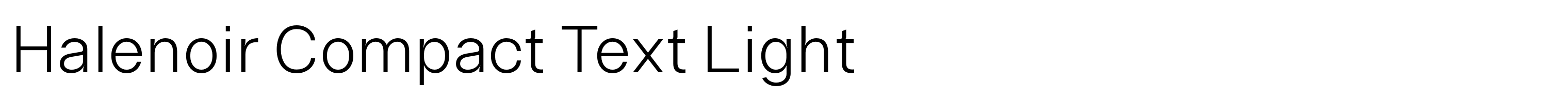 Halenoir Compact Text Light